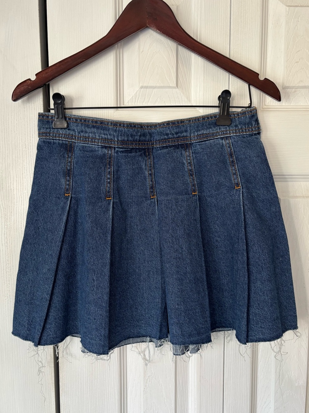 Vigoss Denim Flared Mini Skirt Size 25